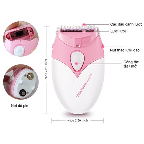 Máy cạo lông cá nhân Touch Beauty TB1459