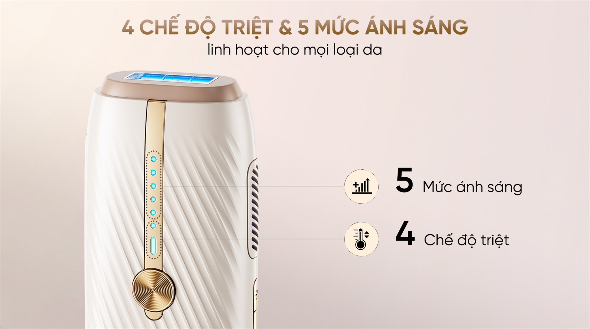 Máy triệt lông lạnh Sapphire Halio Infinity Glow Advanced IPL