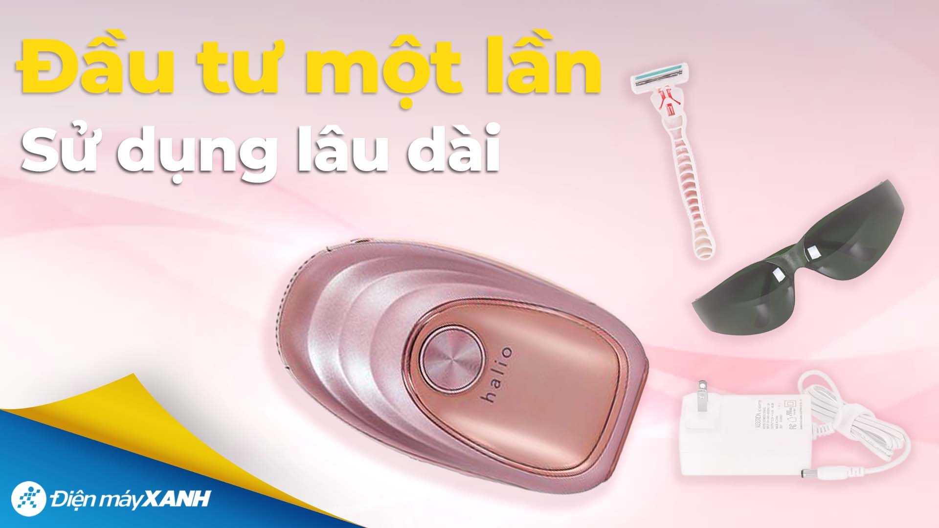 Máy triệt lông Halio IPL Cooling Hair Removal Device