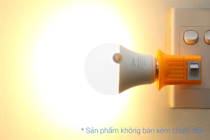 Bóng Led Comet ánh sáng vàng CB01F0053 Màu Trắng