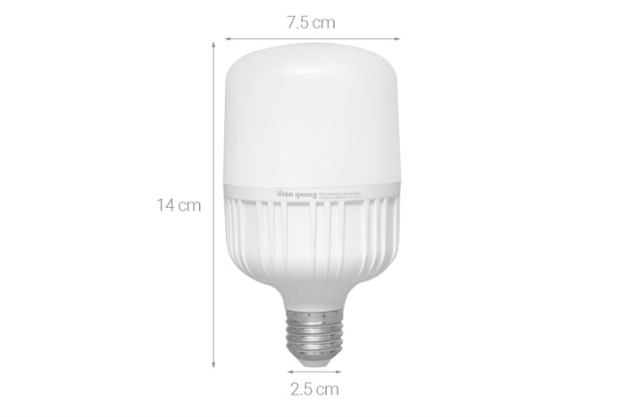 Bóng Led Điện Quang ánh sáng trắng LEDBU12 20765AW Màu Trắng
