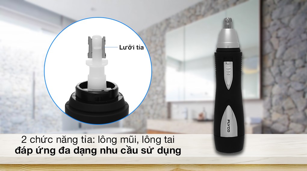 Máy tỉa lông mũi và lông tai Flyco FS7805VN