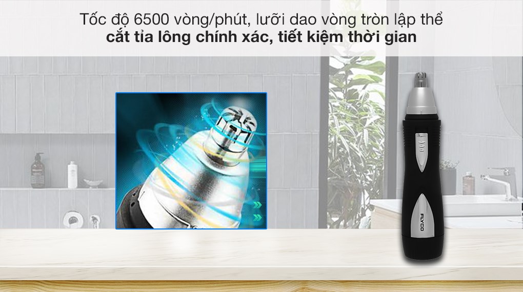 Máy tỉa lông mũi và lông tai Flyco FS7805VN