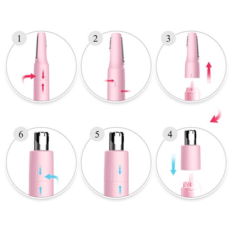 Máy tỉa lông mũi và lông mày Touch Beauty TB1458