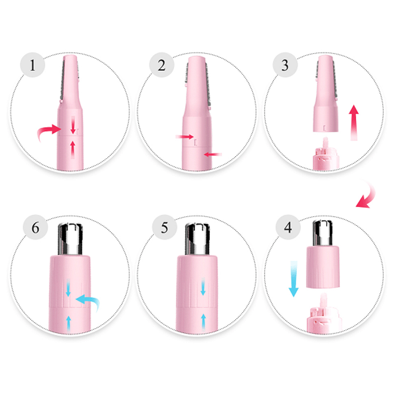 Máy tỉa lông mũi và lông mày Touch Beauty TB1458