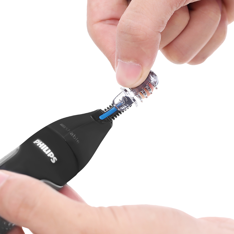 Máy tỉa lông mũi, lông tai và lông mày Philips NT3650/16 Màu Đen