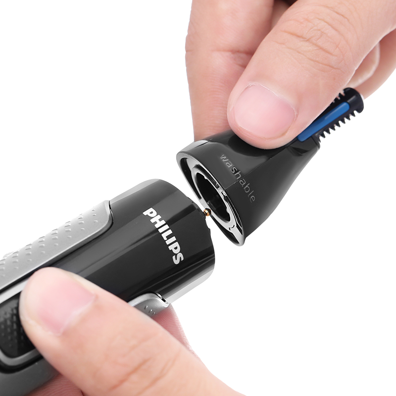 Máy tỉa lông mũi, lông tai và lông mày Philips NT3650/16 Màu Đen