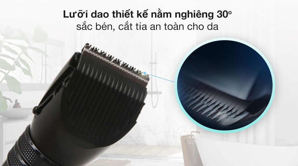 Tông đơ cắt tóc pin sạc Flyco FC5809