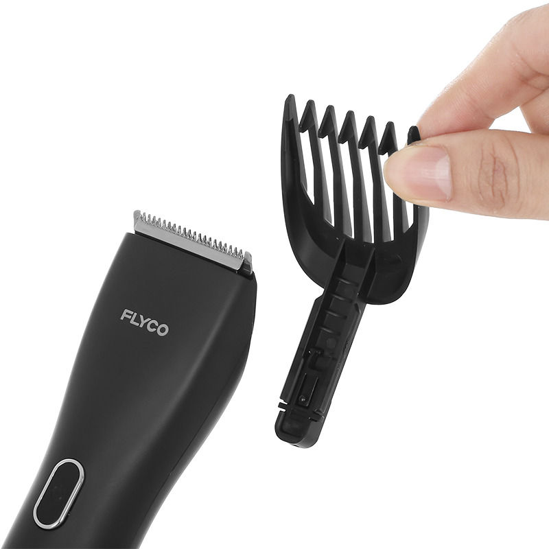 Tông đơ cắt tóc pin sạc Flyco FC1902VN Màu Đen