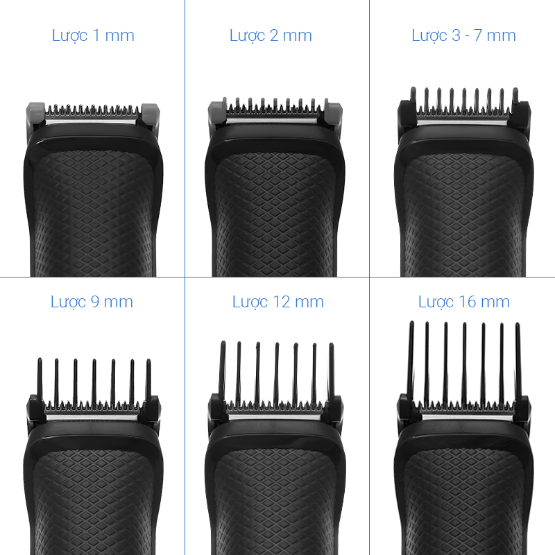 Tông đơ đa năng pin sạc Philips MG3730/15 Màu Đen