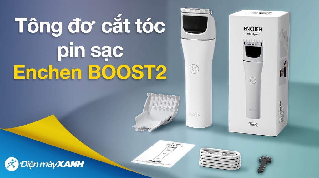 Tông đơ cắt tóc pin sạc Enchen BOOST2