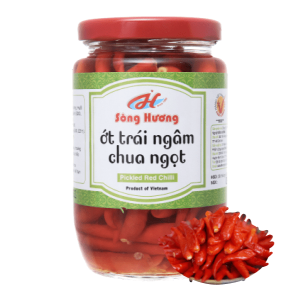 Ớt ngâm chua ngọt Sông Hương hũ 350g