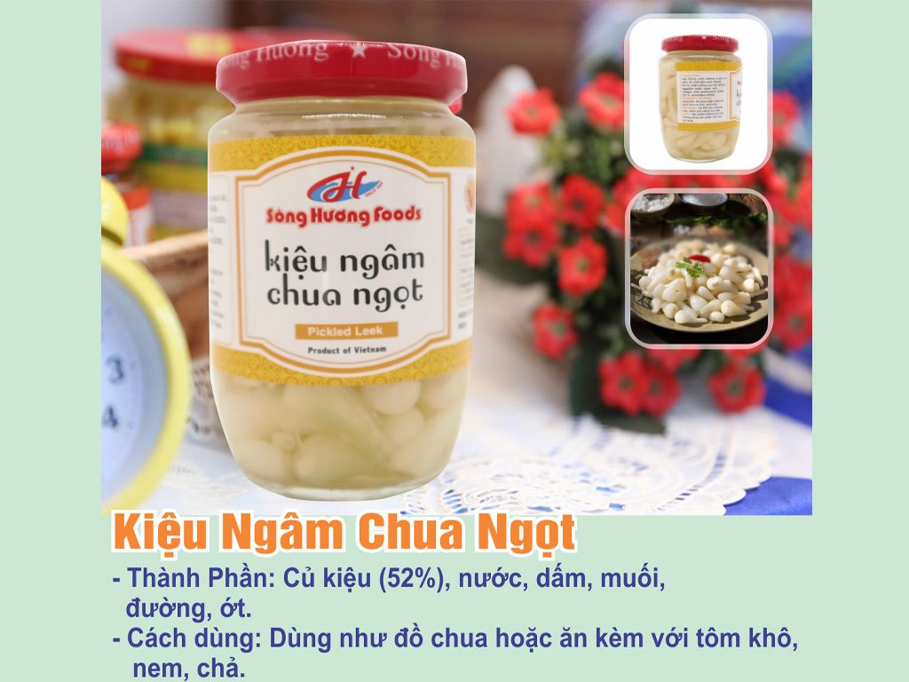 Kiệu ngâm chua ngọt Sông Hương hũ 370g 2