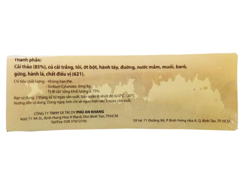 Kim chi cải thảo lên men tự nhiên Việt Hàn hộp 500g 6