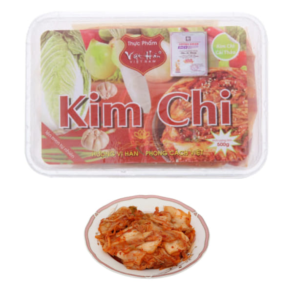 Kim chi cải thảo lên men Việt Hàn hộp 500g