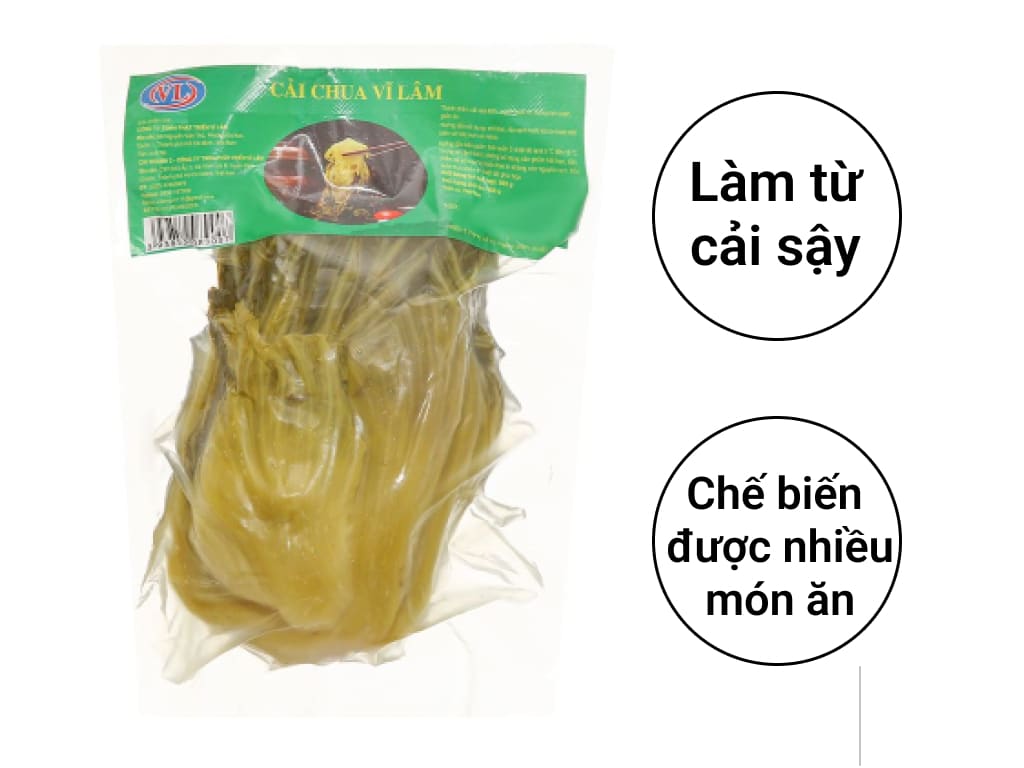 Cải chua Vĩ Lâm gói 500g 2