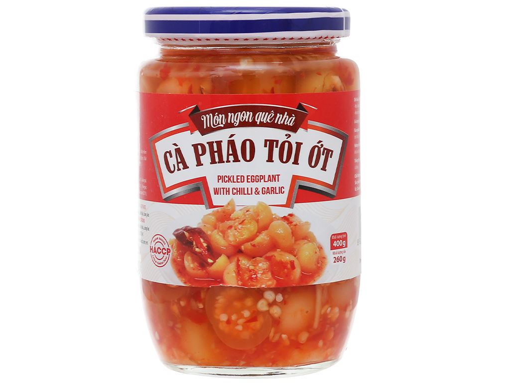 Cà pháo tỏi ớt Vasifood hũ 400g 1