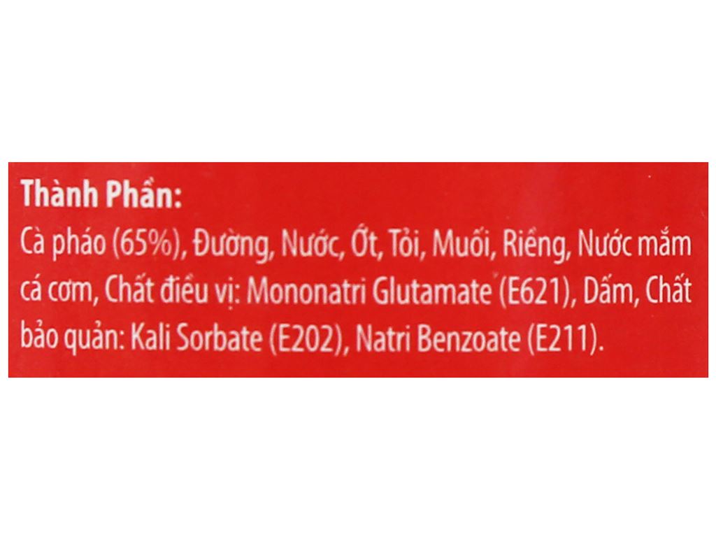 Cà pháo tỏi ớt Vasifood hũ 400g 6