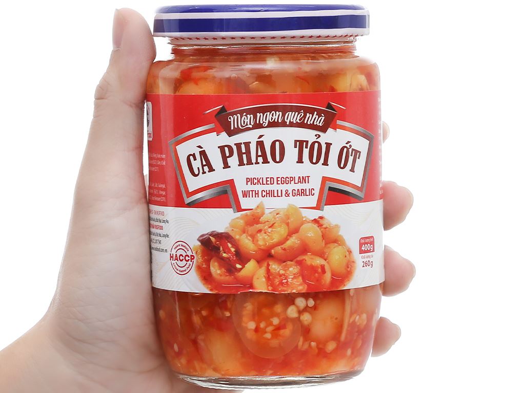 Cà pháo tỏi ớt Vasifood hũ 400g 7