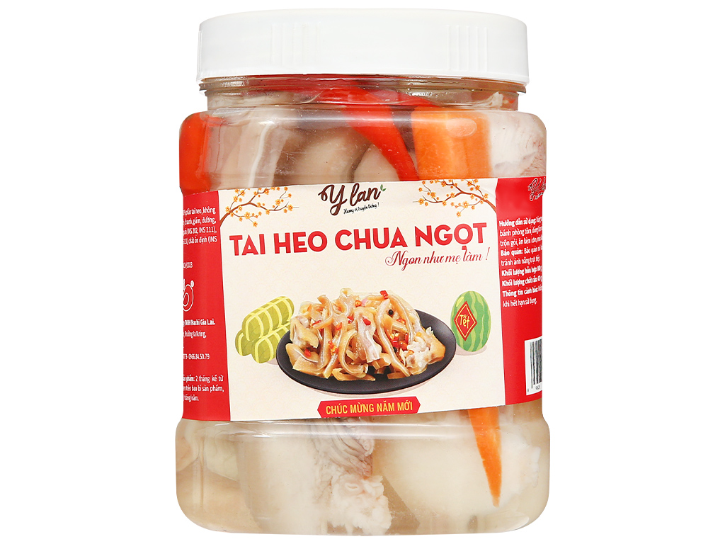 Tai heo chua ngọt Y Lan hũ 800g giá tốt tại Bách hoá XANH