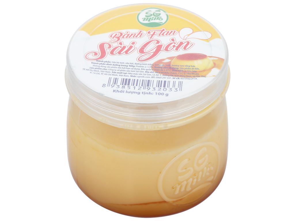 Bánh flan Sài Gòn Milk hũ 120g giá tốt tại Bách hoá XANH