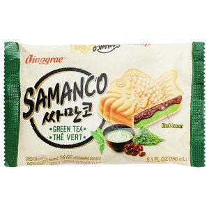 Kem bánh cá trà xanh Binggrae Samanco gói 150ml