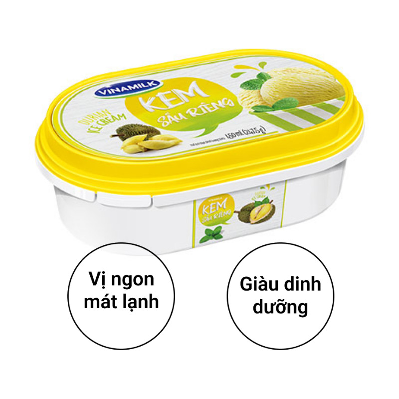 Kem hộp dâu Vinamilk 450 ml 6