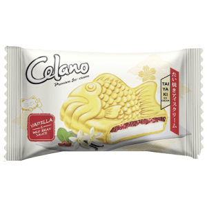 Kem bánh cá vani đậu đỏ Celano gói 70g