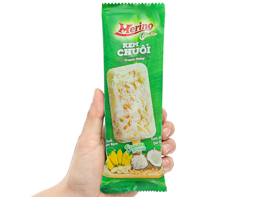 Kem chuối Merino truyền thống cây 80g 8