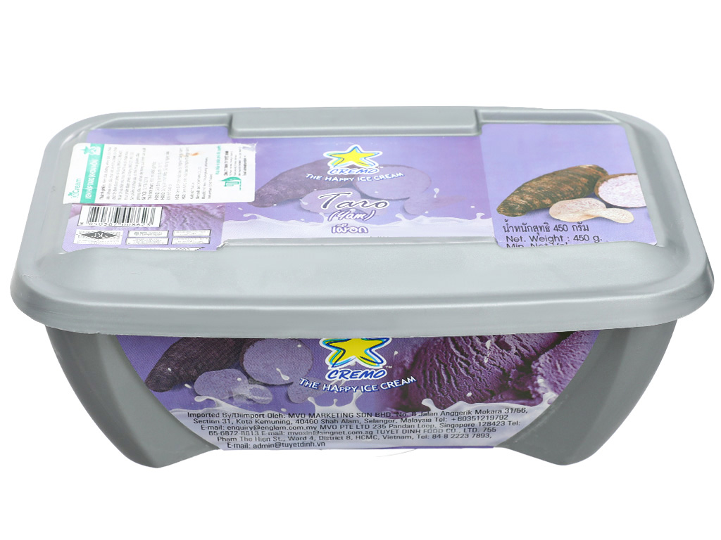 Kem Yam Taro Cremo hộp 900ml 7