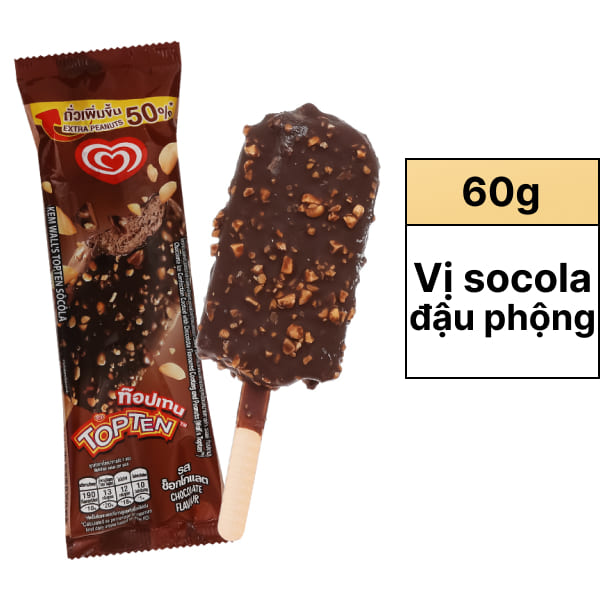 Kem Topten Socola Wall's cây 60g