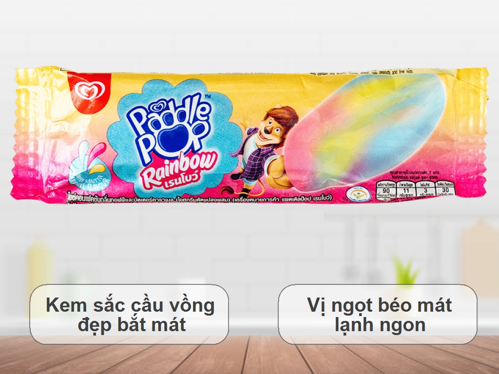 Kem que Paddle Pop cầu vồng 54g giá tốt tại Bách hoá XANH