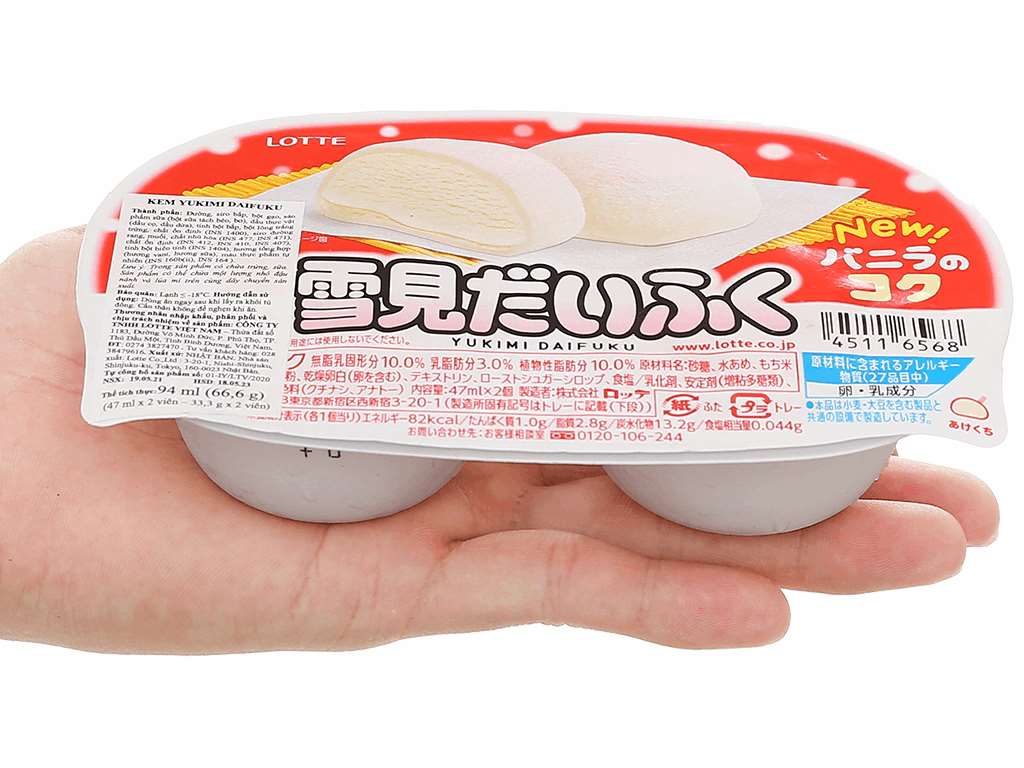 Kem Lotte Yukimi Daifuku khay 94ml 5