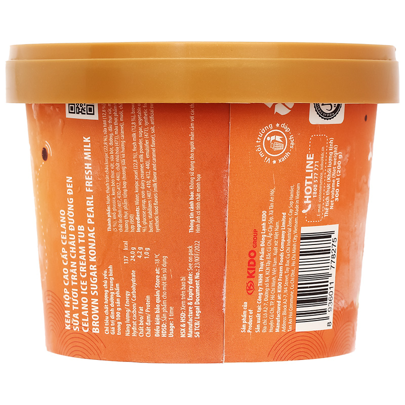 Kem hộp trân châu dâu phô mai Celano Home 200g (từ 1 tuổi) 17