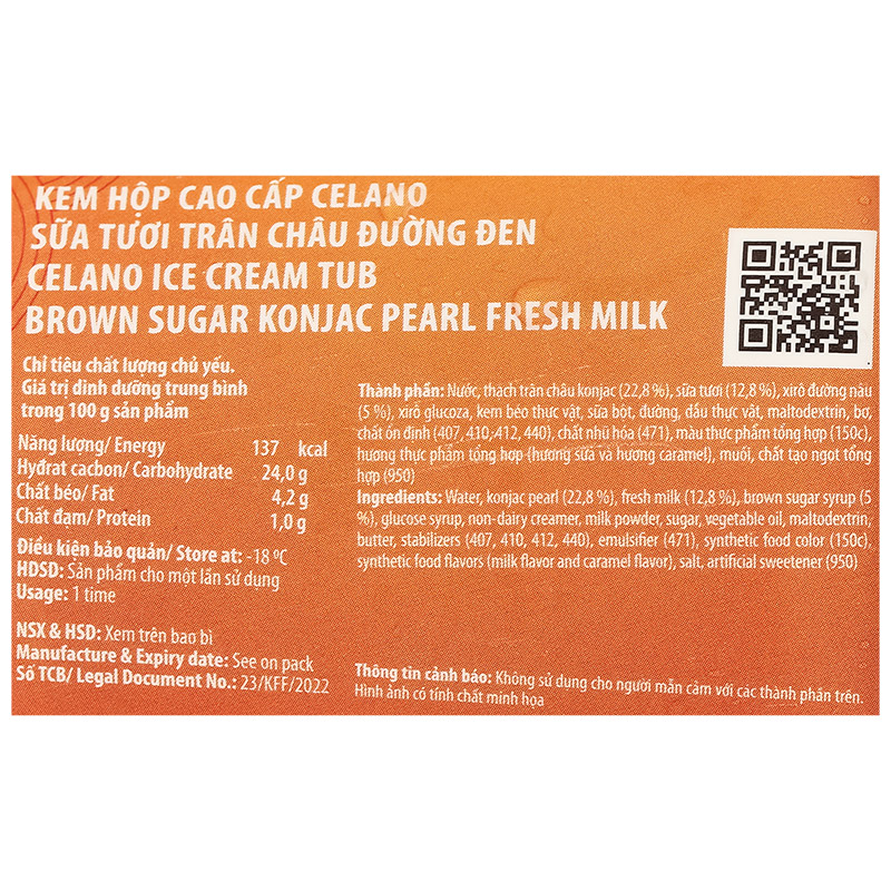 Kem hộp trân châu dâu phô mai Celano Home 200g (từ 1 tuổi) 21