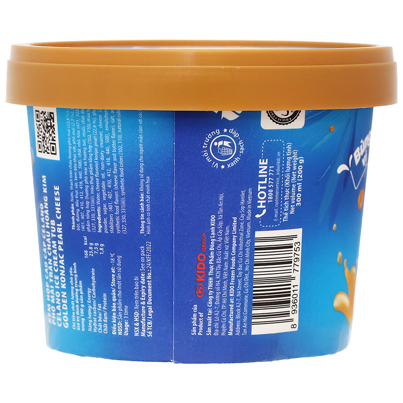 Kem hộp trân châu dâu phô mai Celano Home 200g (từ 1 tuổi) 10