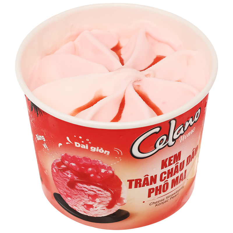 Kem hộp trân châu dâu phô mai Celano Home 200g (từ 1 tuổi) 6