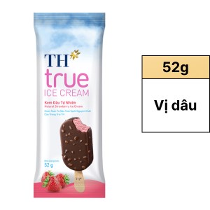 Kem dâu TH True Ice Cream cây 52g giá tốt tại Bách hoá XANH