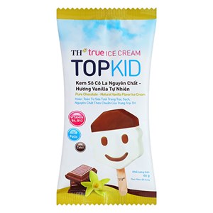Kem que socola, vani TH true ICE CREAM TOPKID 46g (từ 2 tuổi)