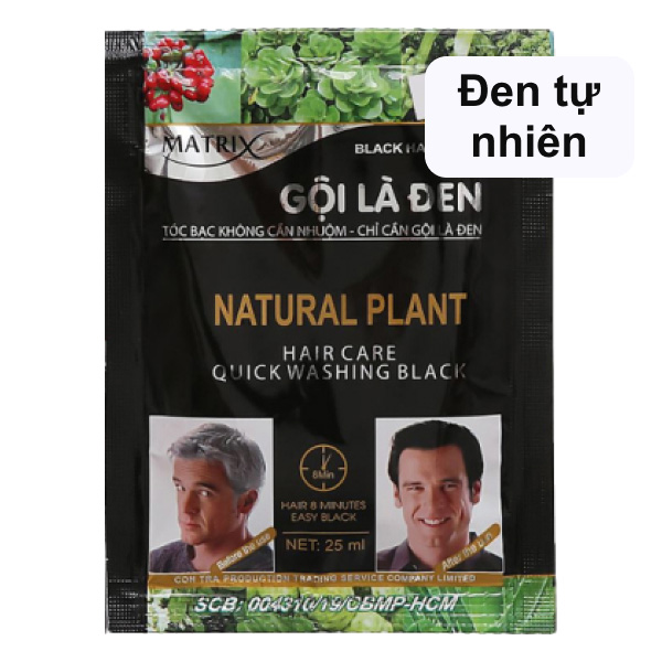 Dầu gội Matrix nhuộm đen 25ml