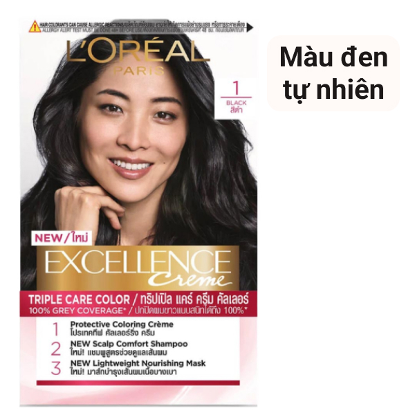 Thuốc nhuộm tóc L'Oreal #1 đen tự nhiên 172ml