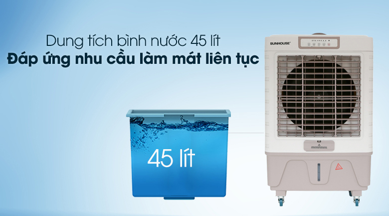 Dung Tích - Quạt điều hòa Sunhouse SHD7746