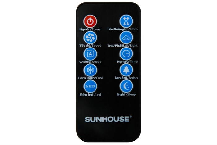 Quạt điều hòa Sunhouse SHD7724 200W Màu Trắng - Đen