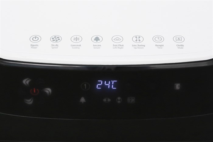 Quạt điều hòa Sunhouse SHD7724 200W Màu Trắng - Đen