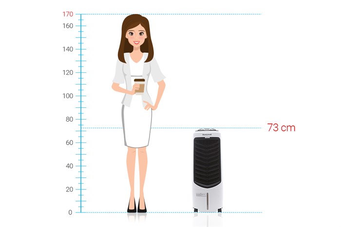 Quạt điều hòa Honeywell TC10PM 40W Màu Trắng