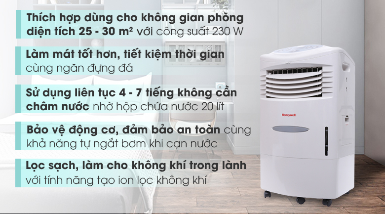 Quạt điều hòa Honeywell CL20AE 230W