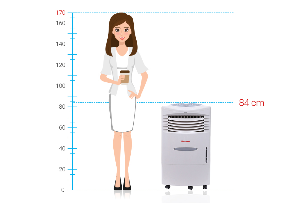 Quạt điều hòa Honeywell CL20AE 230W Màu Trắng