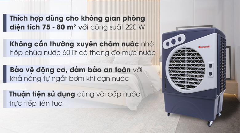 Quạt điều hoà Honeywell CL60PM 220W