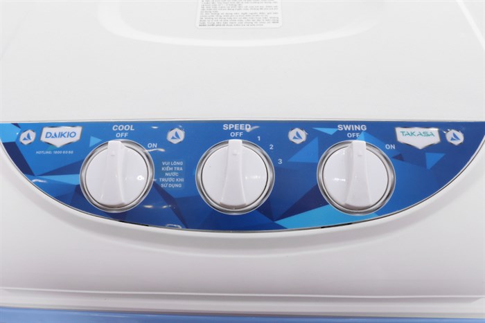 Quạt điều hòa Daikio DKA-05000A 210W Màu Trắng