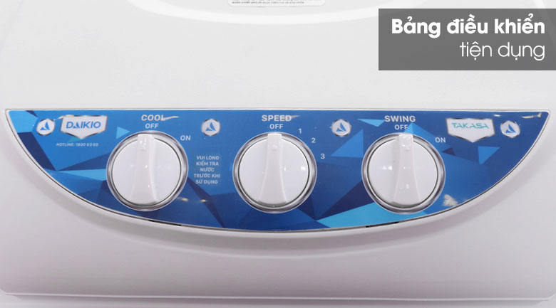 Quạt điều hòa Daikio DKA-05000C 210W